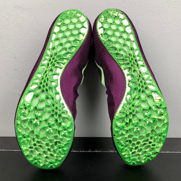 Nike Zoom Superfly Elite Track Spikes Purple Lime - Picture 7 of 8